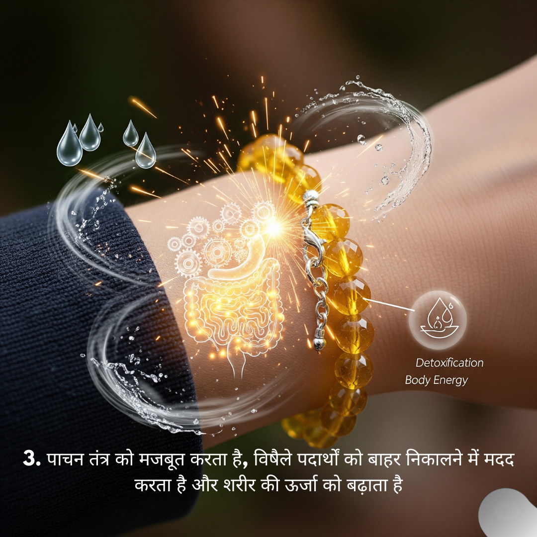 Natural Yellow Citrine Bracelet