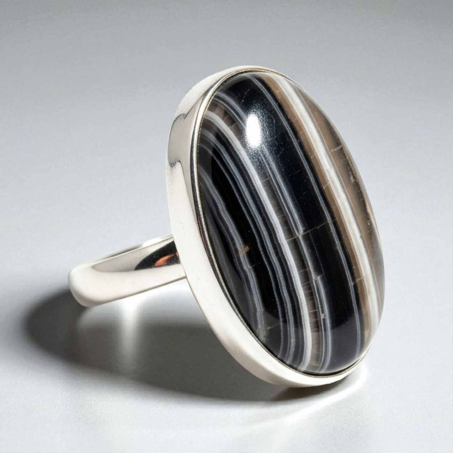 Sulemani Hakik Silver Ring