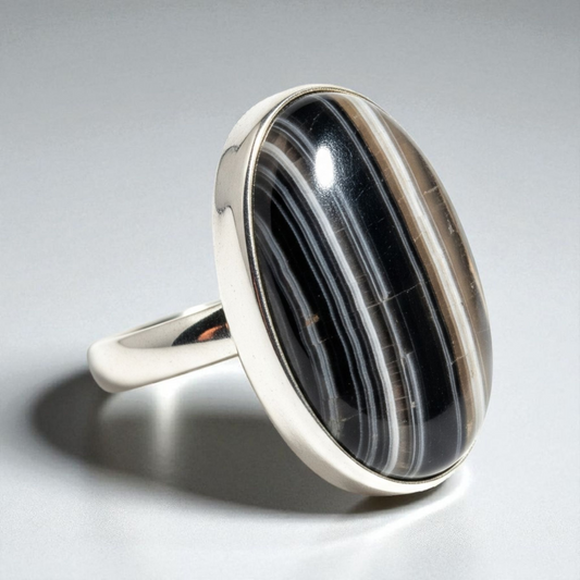 Sulemani Hakik Silver Ring